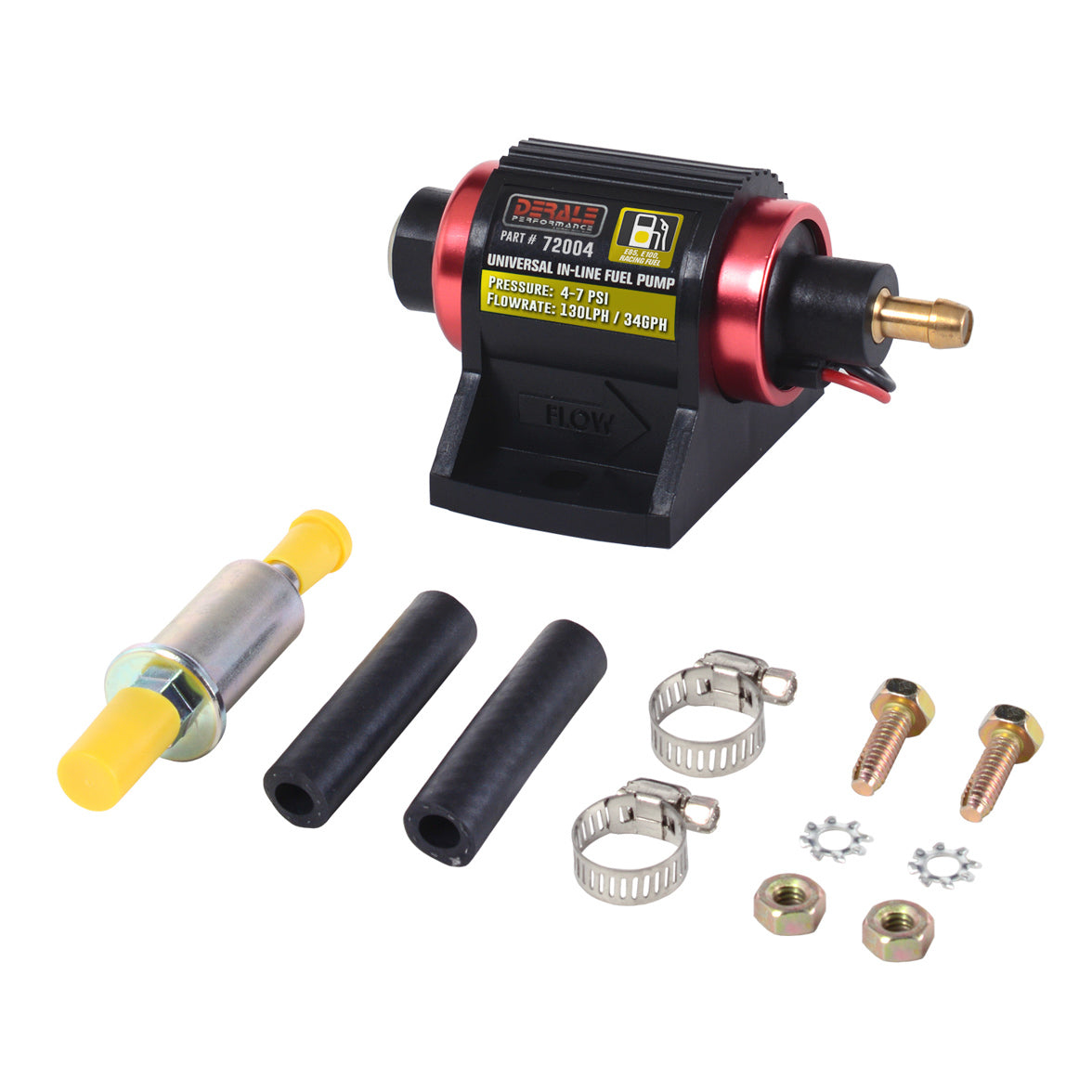 Derale Electric Fuel Pump - In-Line