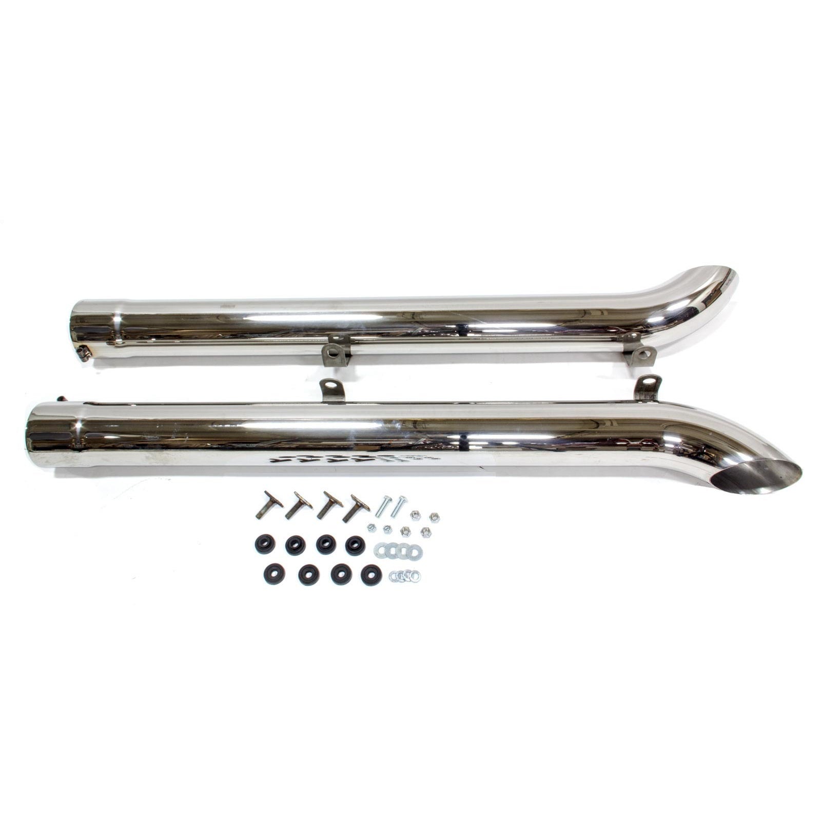 Hooker Headers Super Competition Sidepipe - Hand Polished Stainless Steel