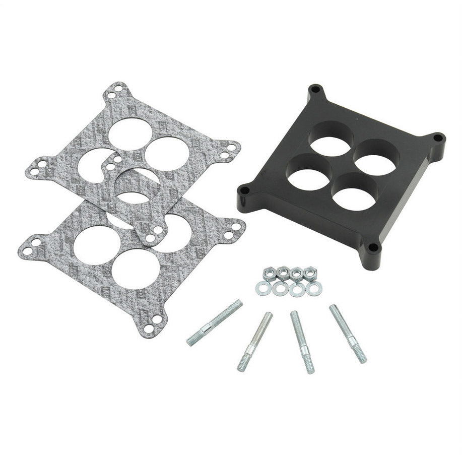 Mr. Gasket Carburetor Spacer - Phenolic - Black - 1" Thick - 4-Hole
