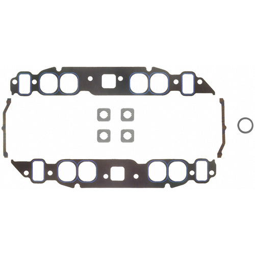 Fel-Pro Marine Printoseal Intake Manifold Gasket - 1.848 x 2.08 in Rectangular Port - Composite - Big Block Chevy