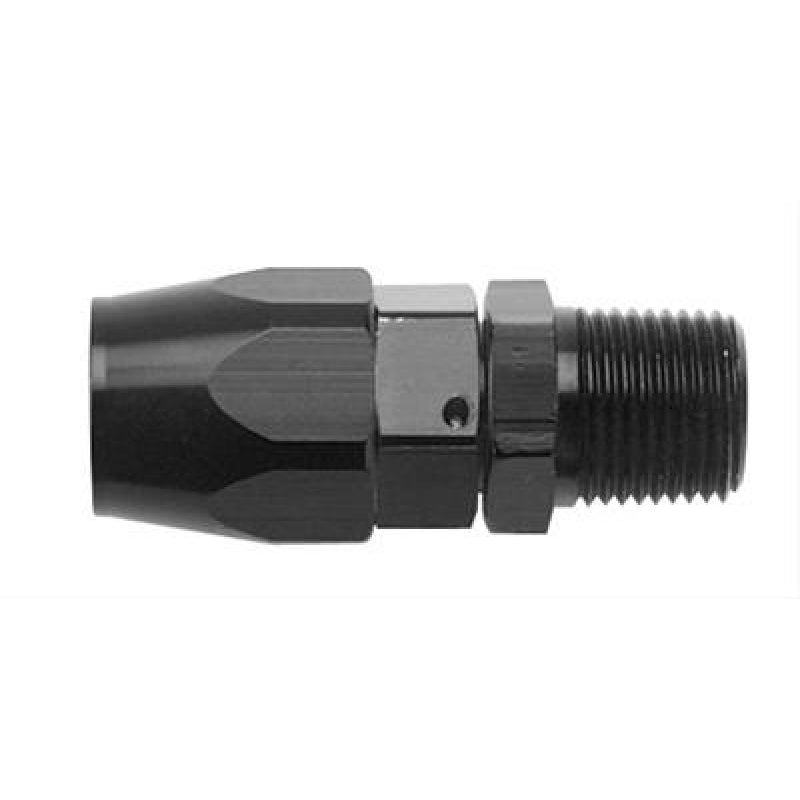 Fragola Performance Systems Hose End Fitting 3000 Series Straight 6 AN Hose to 1/4" NPT Male - Aluminum