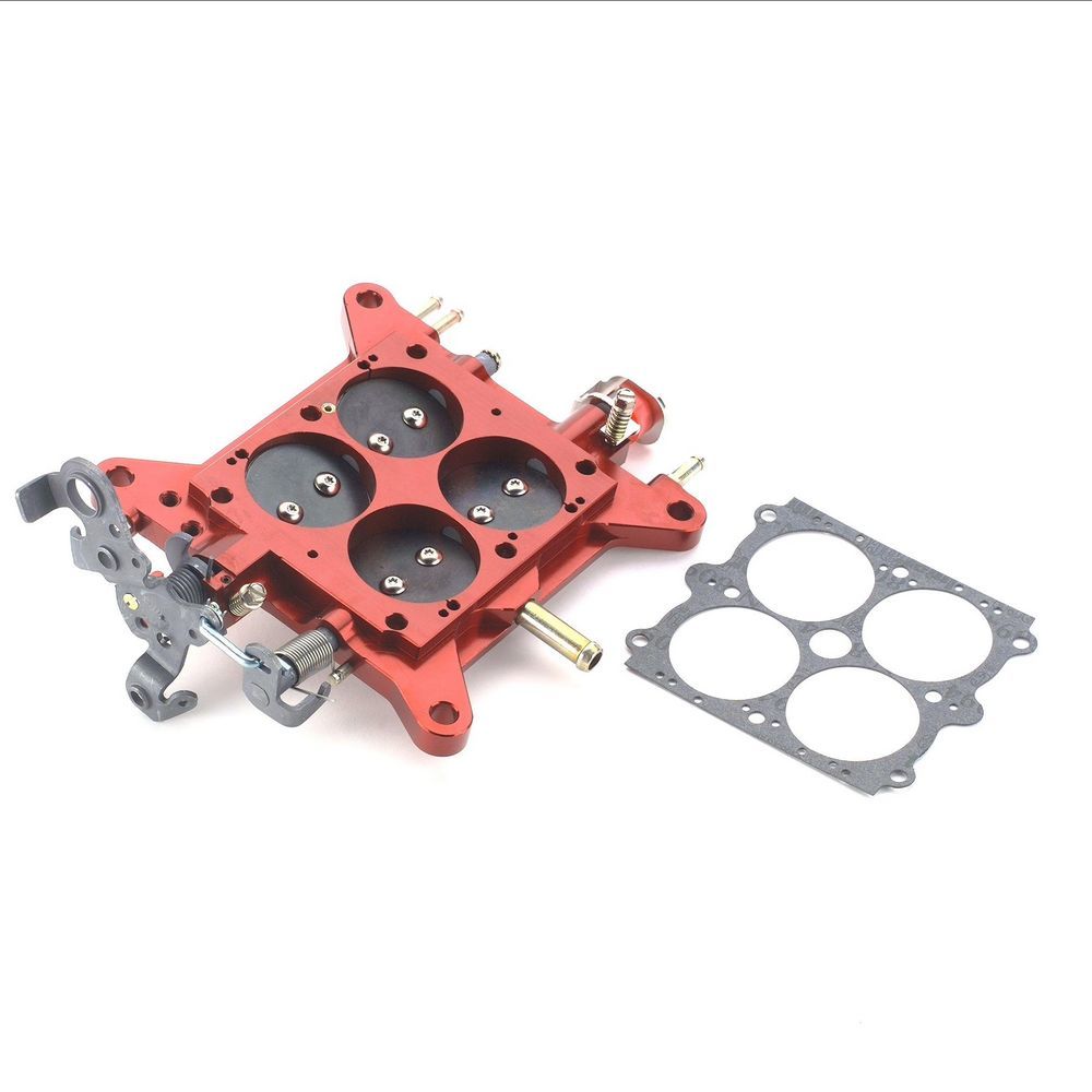 Quick Fuel TechnologyBillet Throttle Body Assembly 1 3/4" Red with Stainless Steel Plates