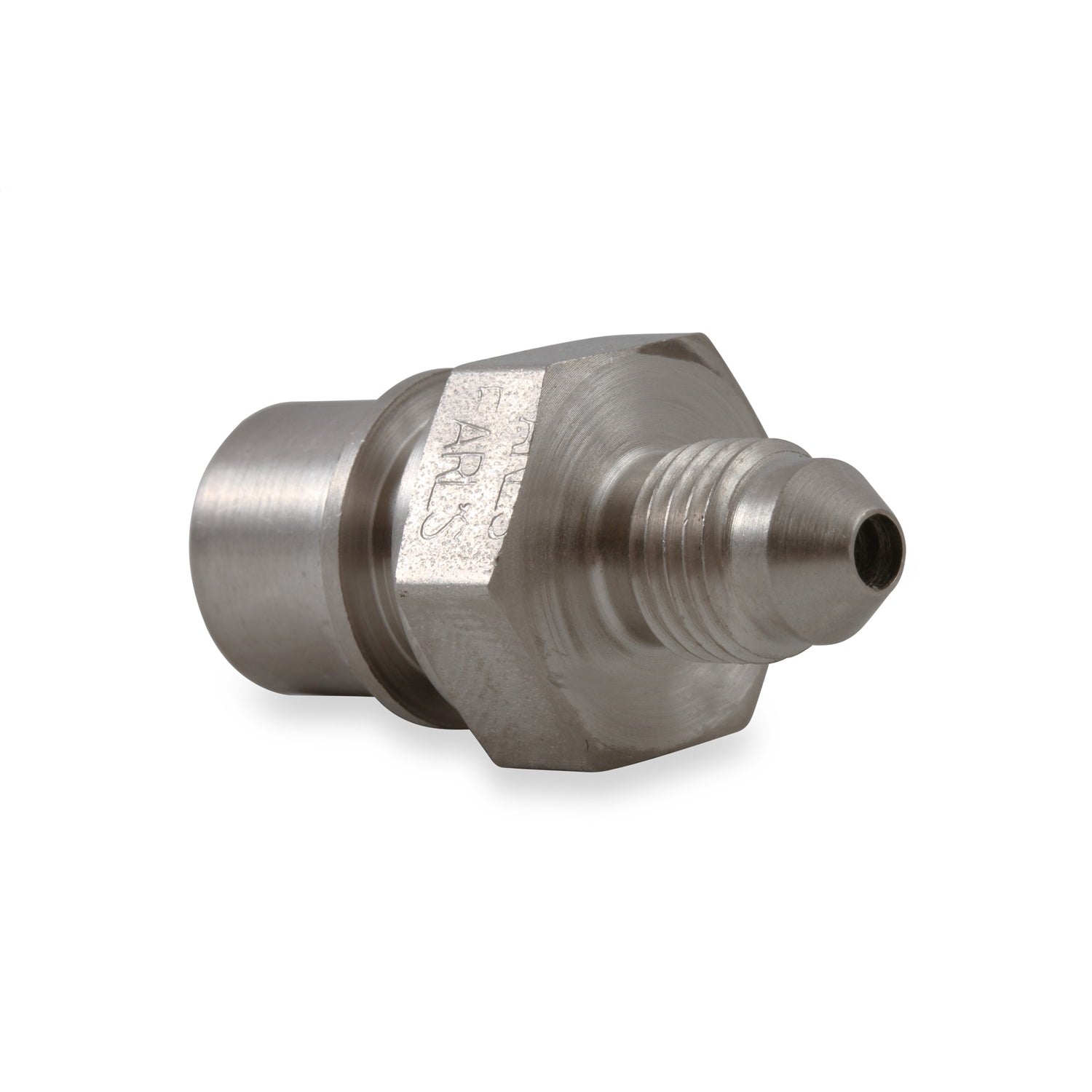 Earl's Steel Tubing Adapter -03 AN to 3/8-24 x 1.0 Female Inverted Flare