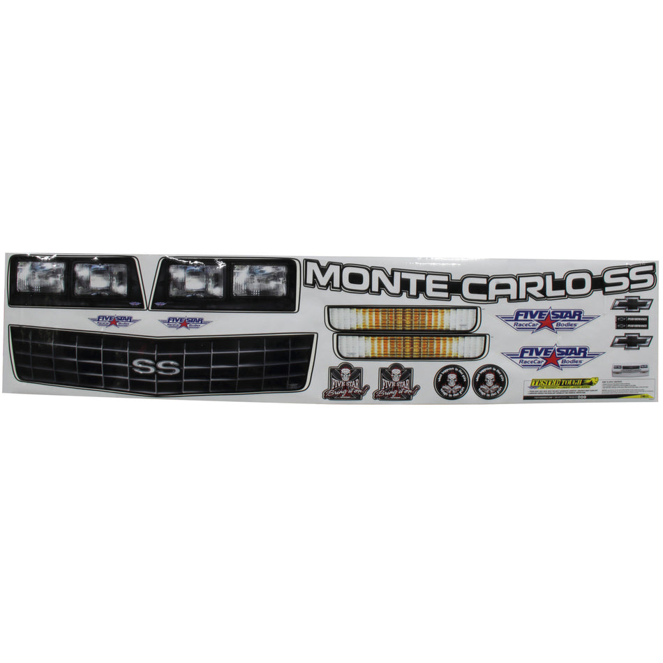 Five Star 1988 Chevrolet Monte Carlo SS Nose Only Graphics Kit