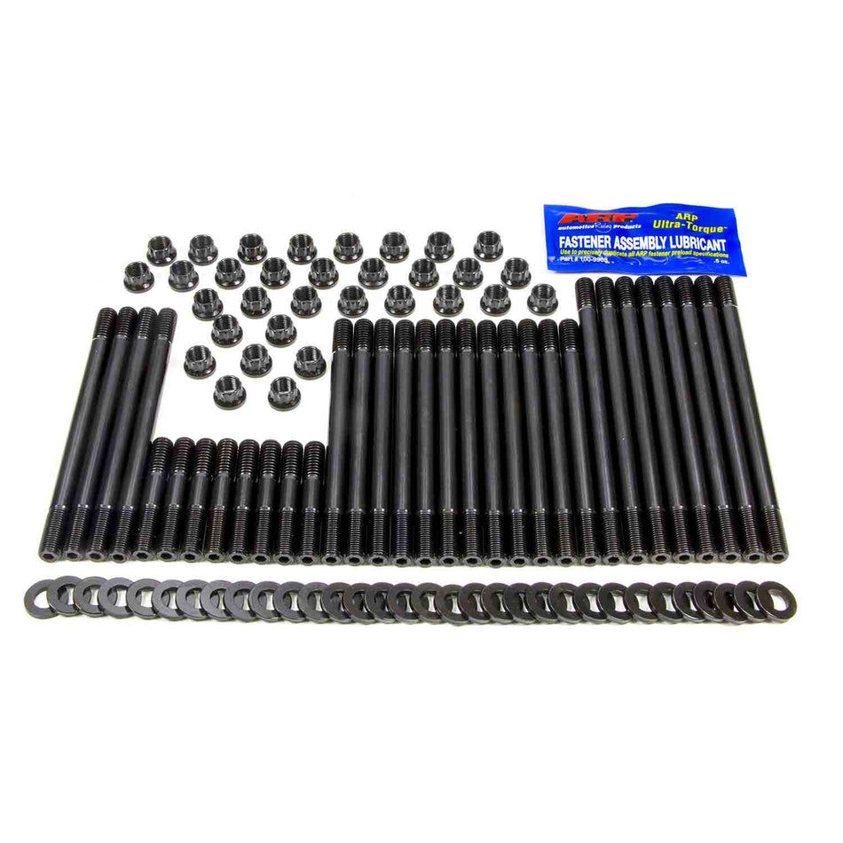 ARP Cylinder Head Stud Kit - 12 Point Nuts - Chromoly - Black Oxide - Aftermarket Head - Big Block Chevy 235-4312