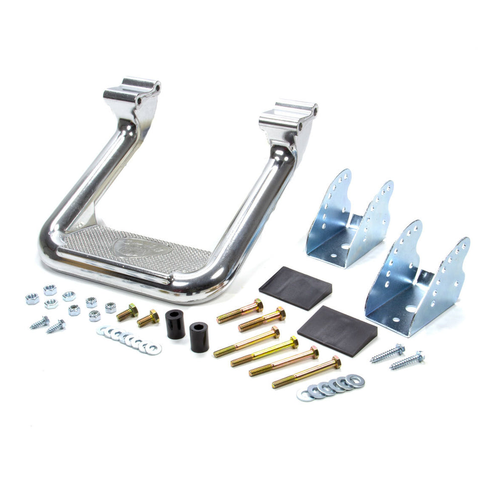 Carr Hoop II Step Bars - Polished Aluminum - Various Applications 103992-1