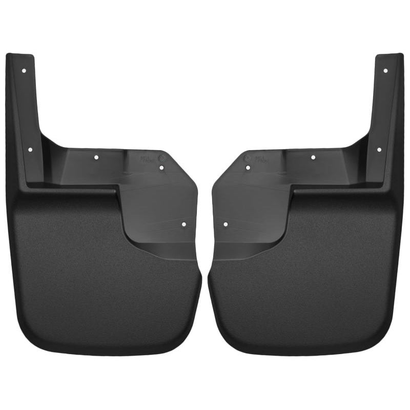 Husky Liners Front Mud Flap Plastic Black/Textured Jeep Wrangler JK 2007-14 - Pair