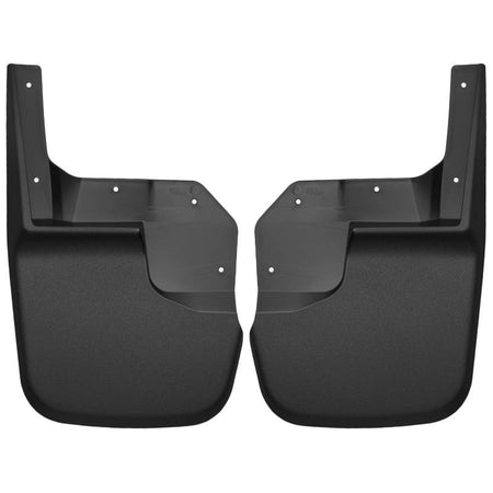 Husky Liners Front Mud Flap Plastic Black/Textured Jeep Wrangler JK 2007-14 - Pair