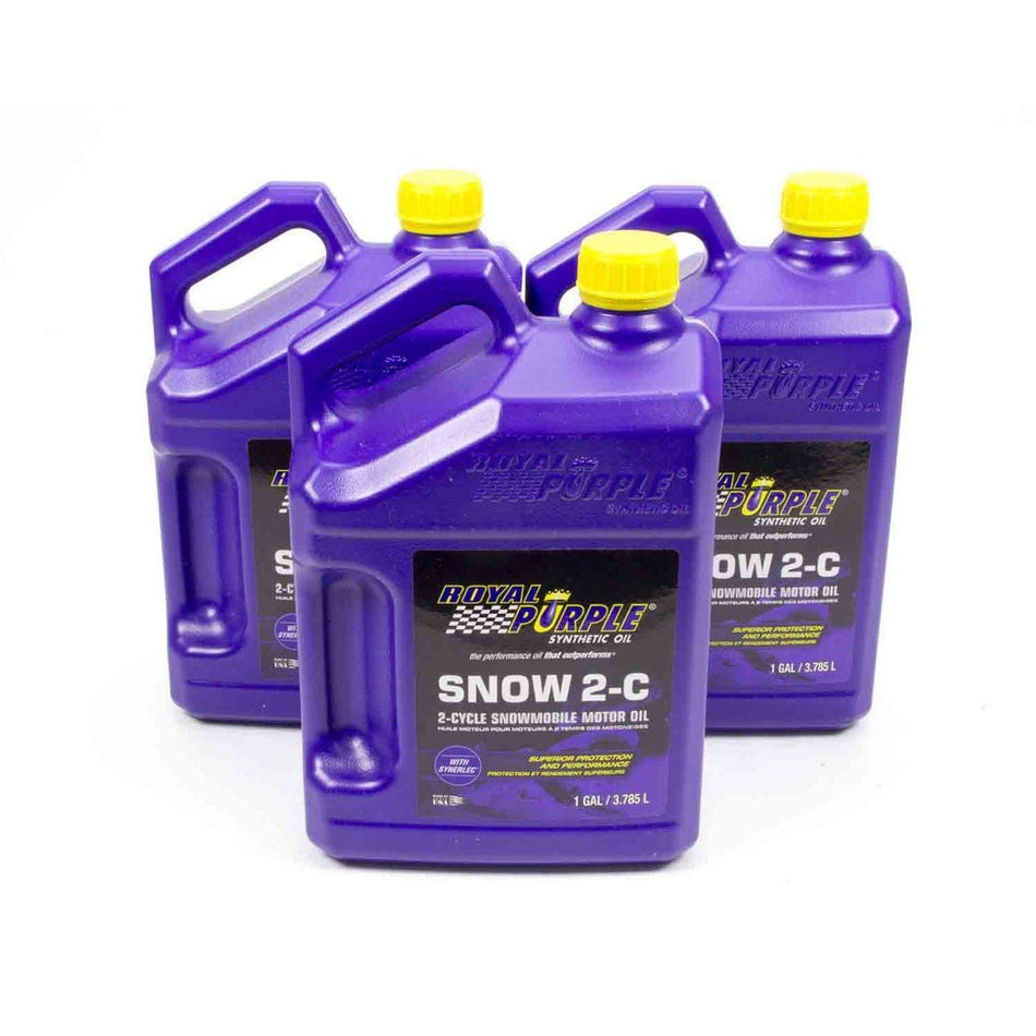 Royal Purple® Snow 2-C Snowmobile Oil - 1 Gallon (Case of 3)