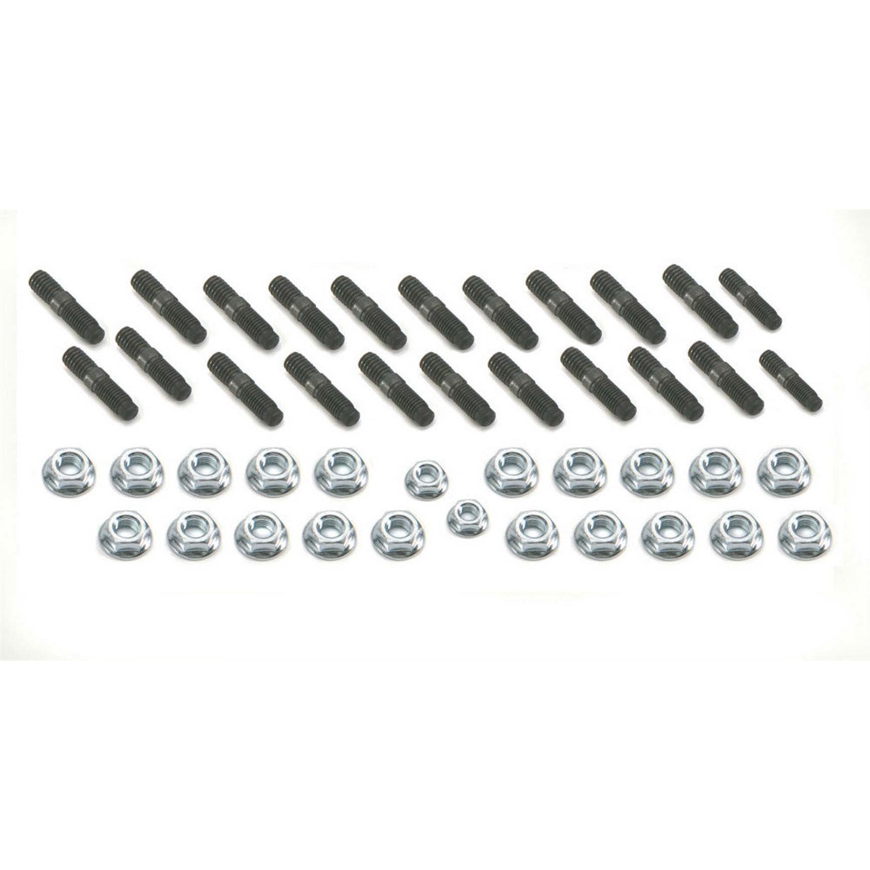 Mr. Gasket Oil Pan Stud - Hex Nuts - Black Oxide - Big Block Chevy / Pontiac V8