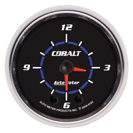 Auto Meter Cobalt Clock - 2-1/16 in.