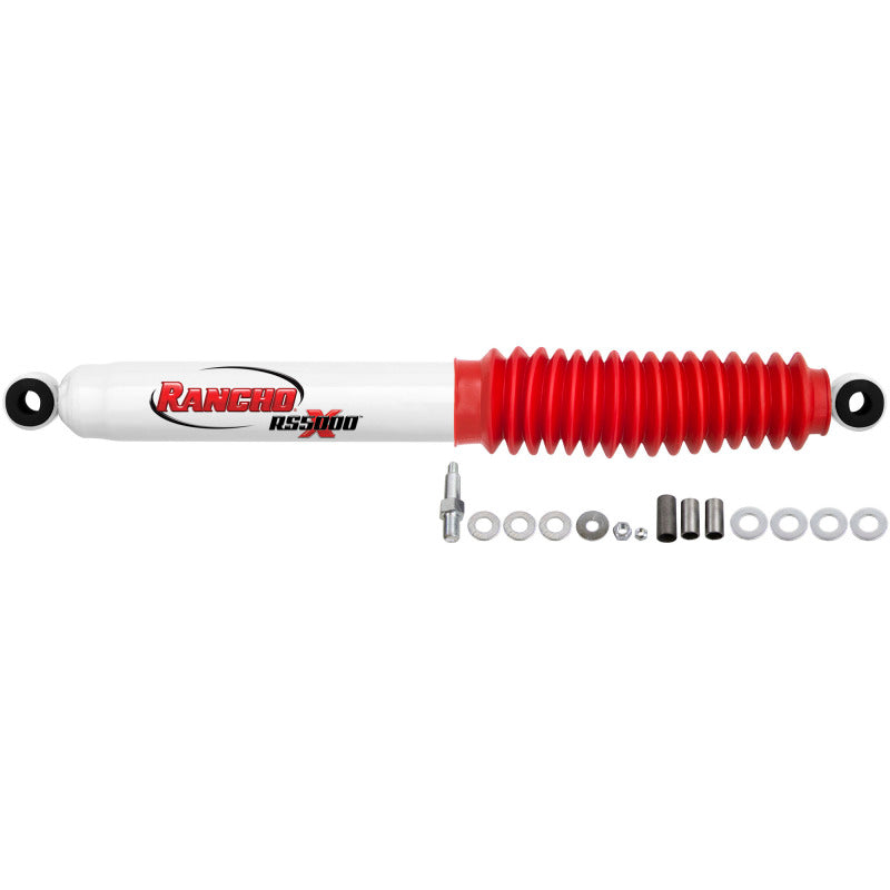 Rancho RS5000X Series Twintube Shock - 16.01 in Compressed / 26.42 in Extended - 2.25 in OD - White Paint