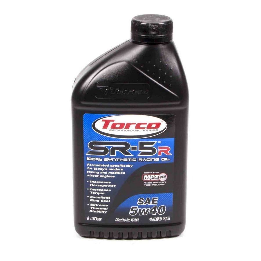 Torco SR-5 Synthetic Racing Oil - SAE 5W40 - 1 Liter
