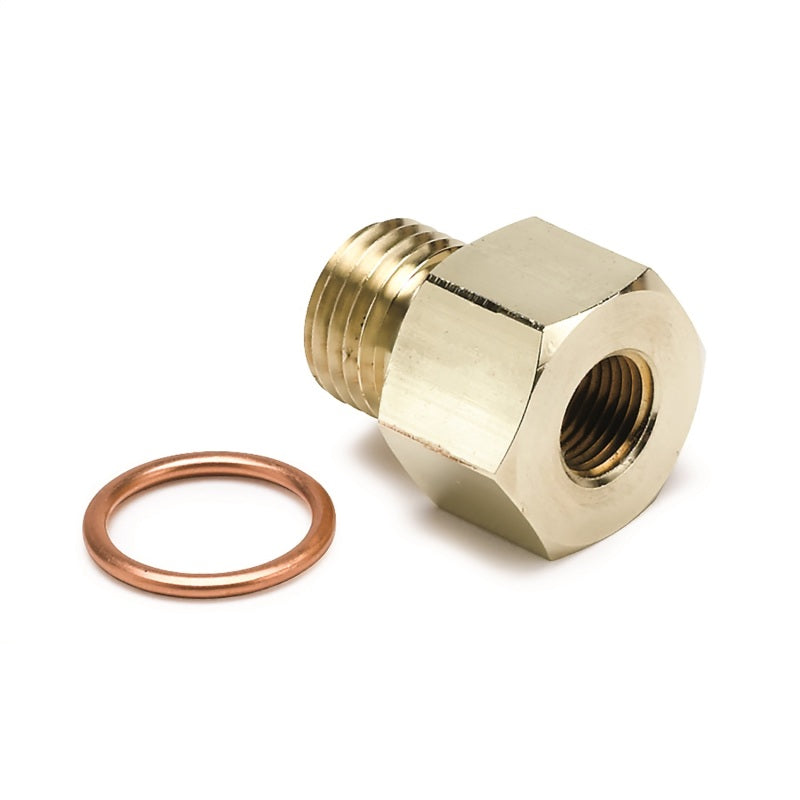 Auto Meter Metric Adapter - 1/8" NPT to 14mm x 1.5