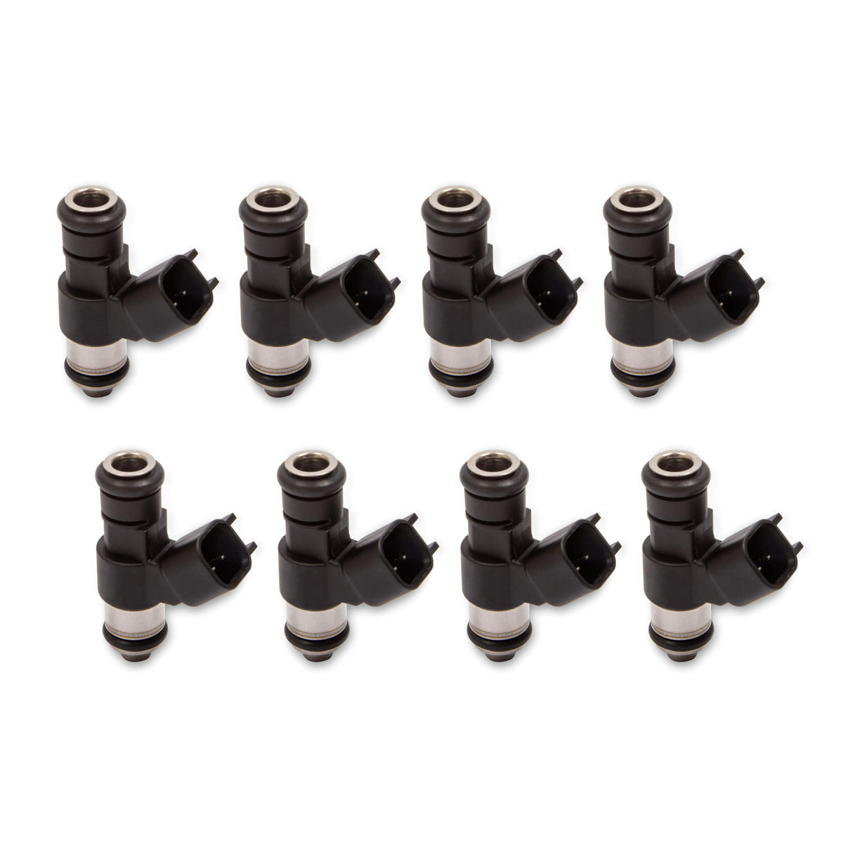 Holley EFI Terminator X Fuel Injector - 76 lb/hr - High Impedance - EV6/Pico - USCAR Connector (Set of 8)
