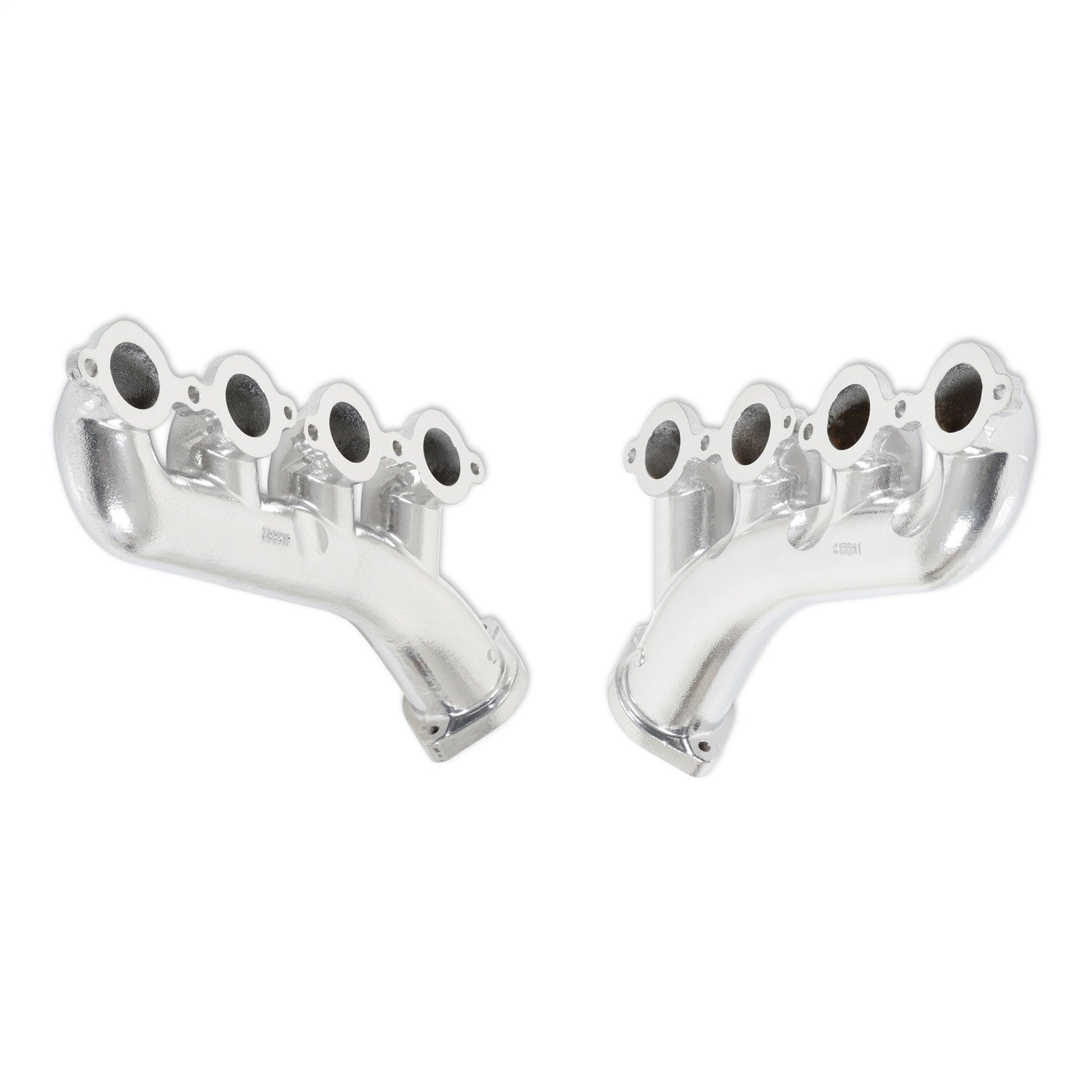 Hooker BlackHeart BlackHeart Exhaust Manifold - Silver Ceramic-Coated - GM LS-Series (Pair)