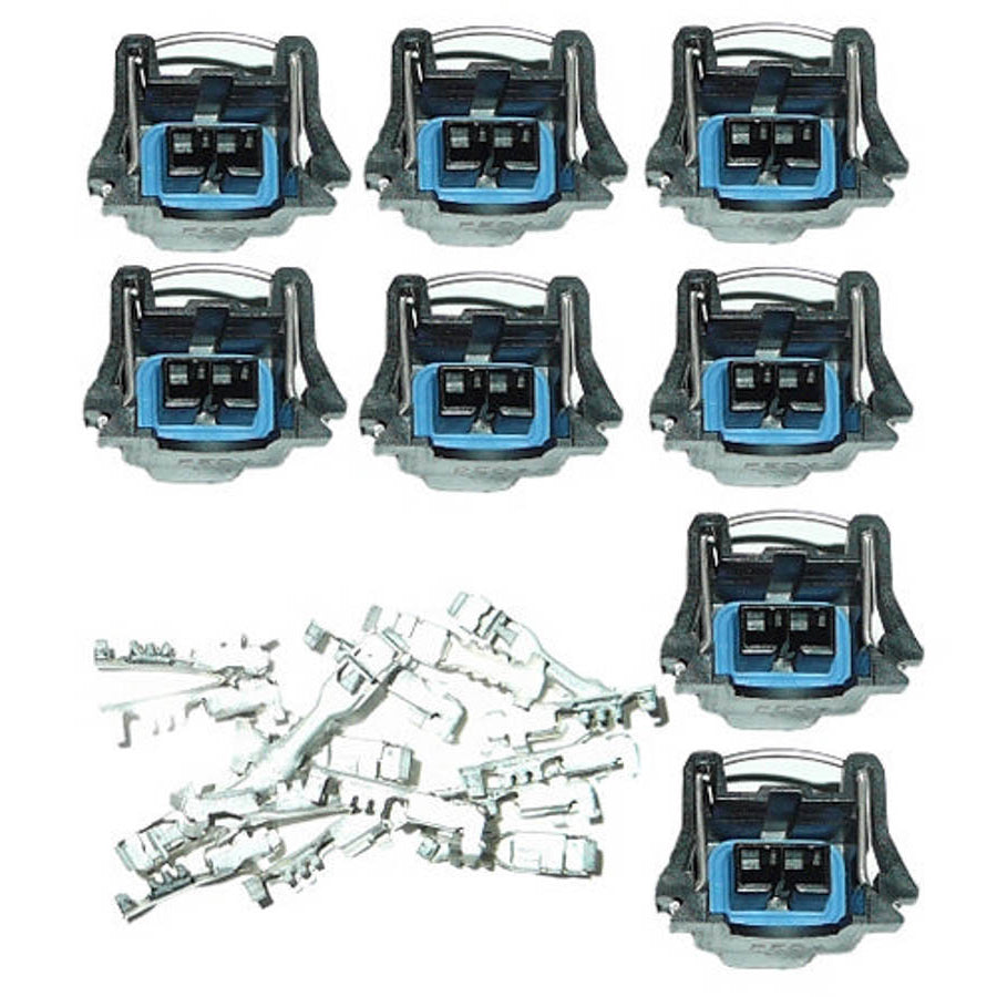 Painless Performance Products EV1/Minitimer Style Fuel Injector Connectors - Set of 8