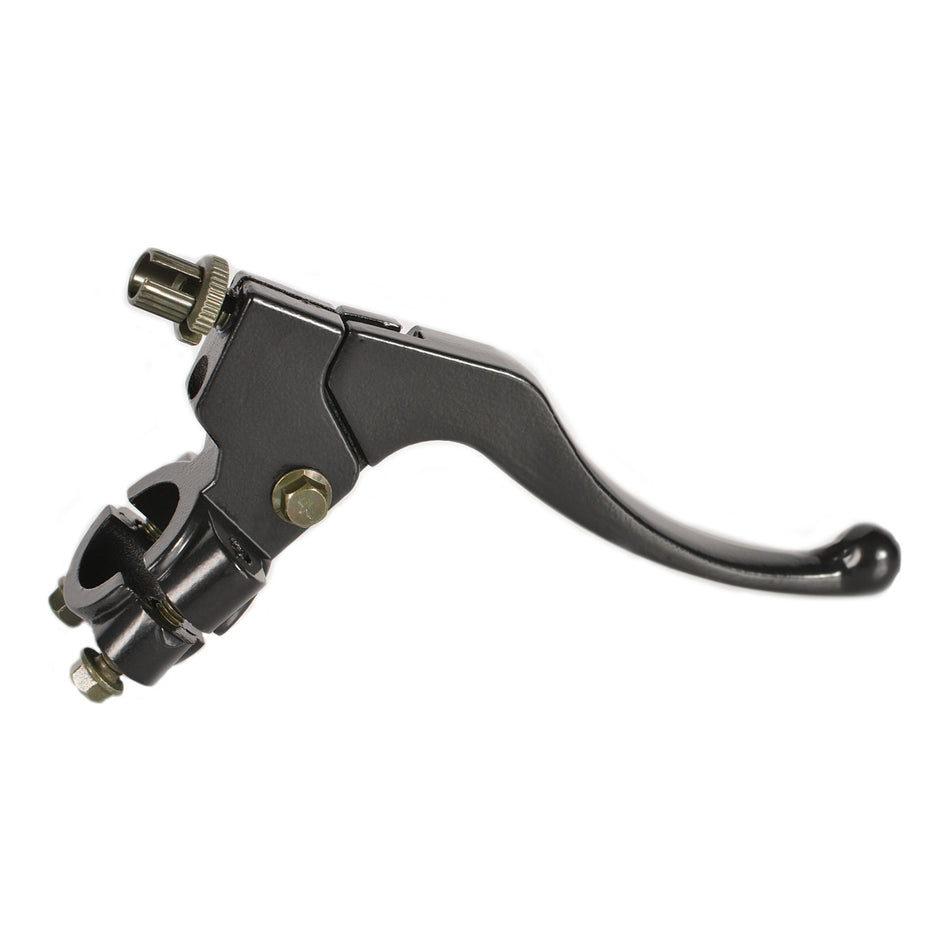 JOES Clamp-On Clutch Lever - 7/8 in OD Tube Chassis Mount - Black - Mini/Micro Sprint