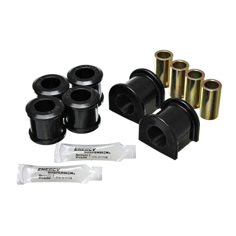 Energy Suspension Hyper-Flex Bushing Kit - Front - 1" bar - Polyurethane - Black