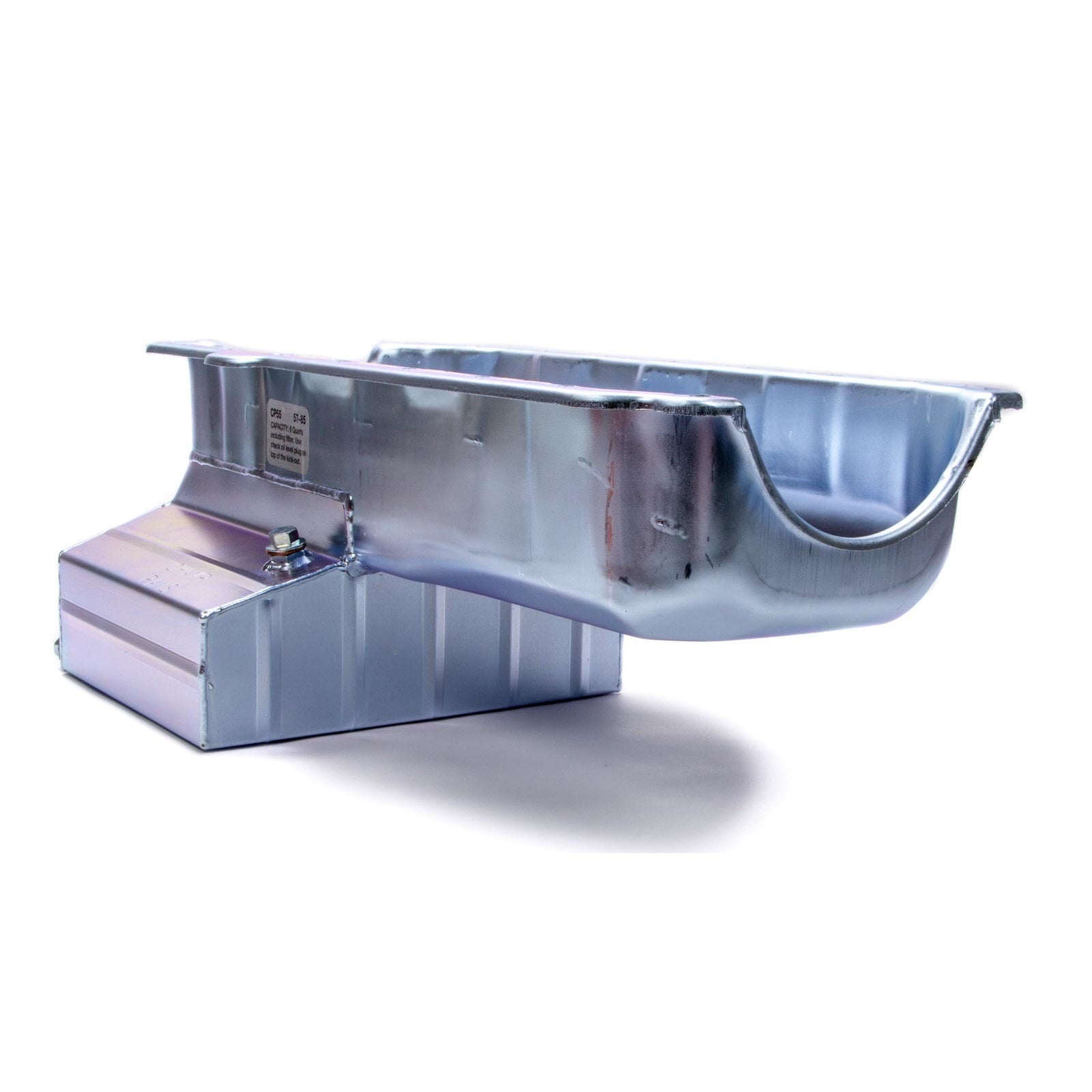 Champ Pans Claimer Deep Rear Sump Oil Pan - 8 Quart - SB Chevy
