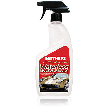 Mothers Polishes-Waxes-Cleaners California Gold Waterless Wash and Wax Spray Wax Waterless Wash - 24 oz Spray Bottle