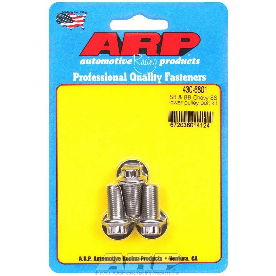 ARP Chevy Stainless Steel Lower Pulley Bolt Kit