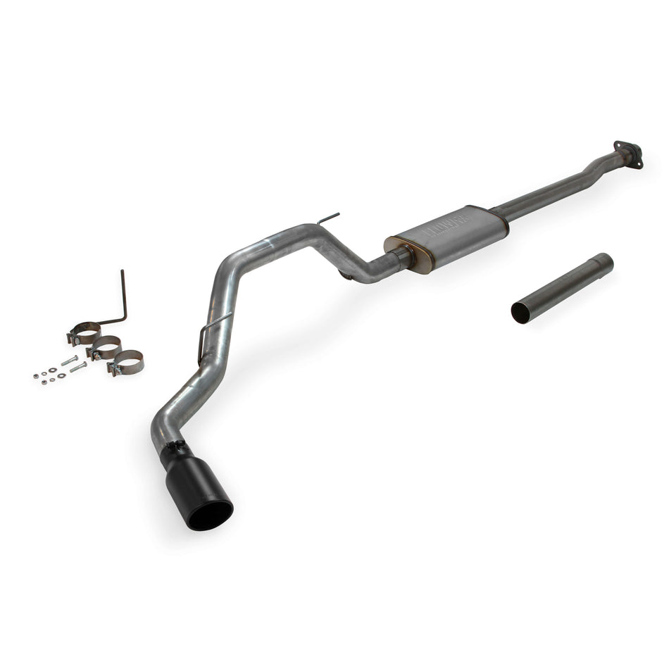 Flowmaster FlowFx Exhaust System - Cat-Back - 3" Diameter - Single Side Exit - 4-1/2" Black Ceramic Tip - Stainless