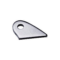 Chassis Engineering Crossmember Brace Chassis Tab 5/16" Mounting Hole 1/8" Thick Steel Natural