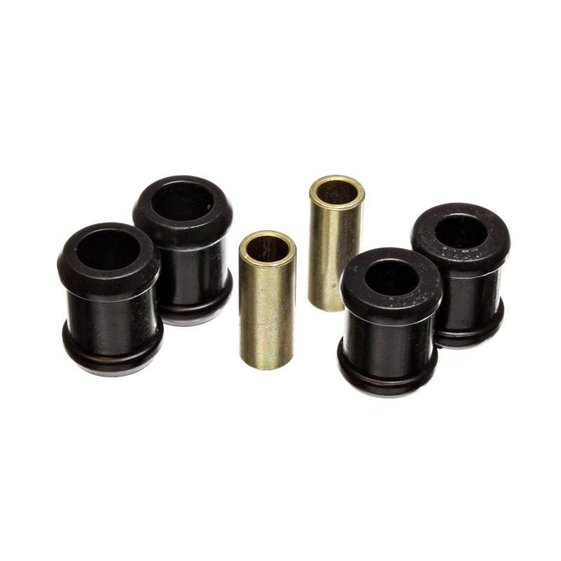 Energy Suspension Rear Shock End Bushing - Polyurethane/Steel - Black/Cadmium