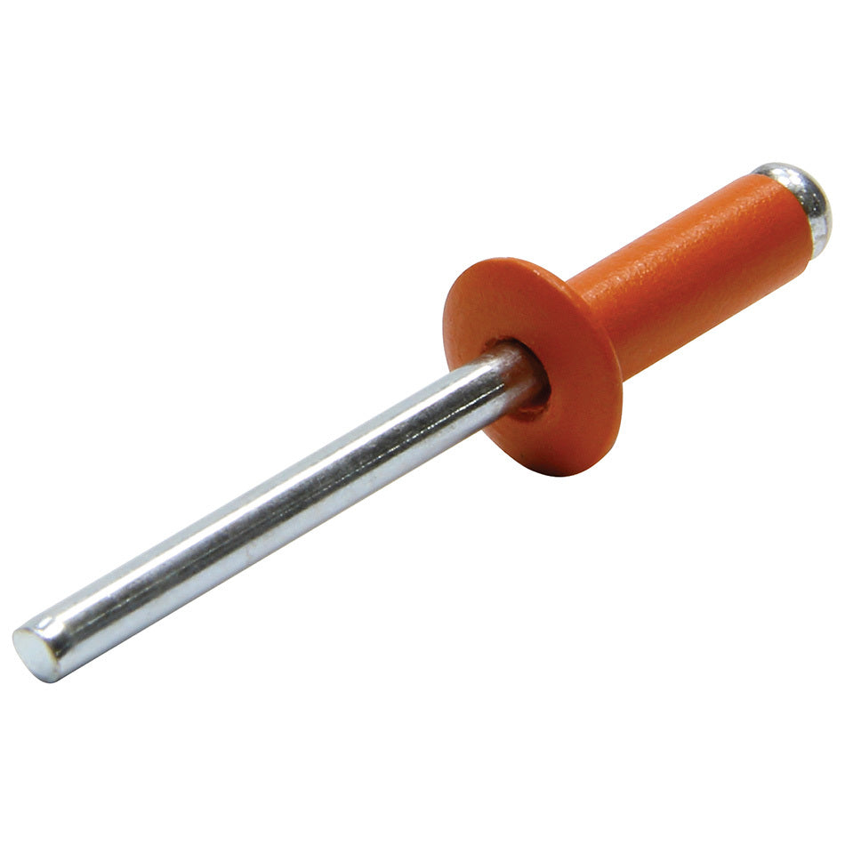 Allstar Performance 3/16" Small Head Rivets - Steel Mandrel - Orange (250 Pack)