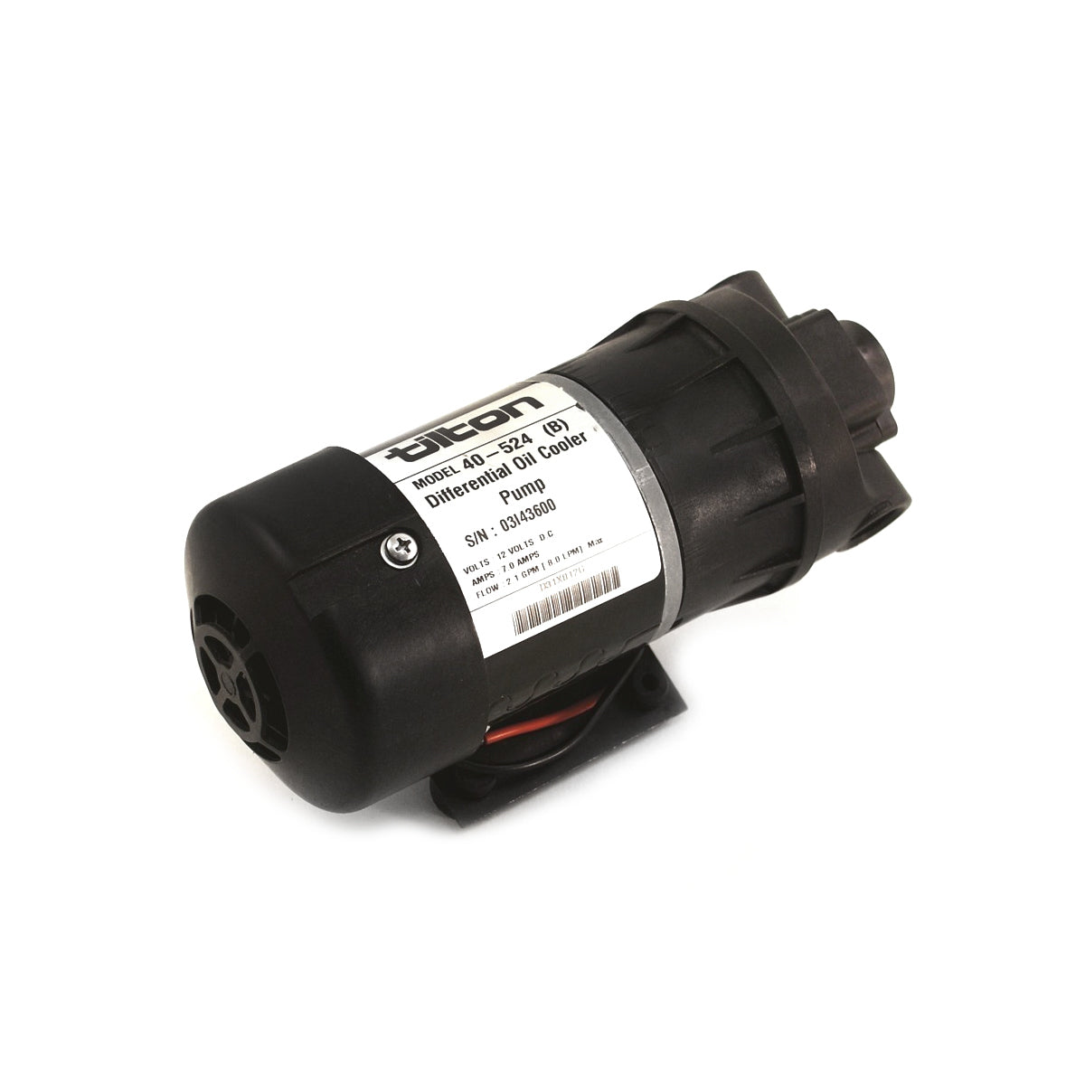 Tilton Fluid Cooler Pump - 1-2 gpm - 3/8 in NPT Inlet - 3/8 in NPT Outlet - Intermittent Duty - Buna Diaphragm