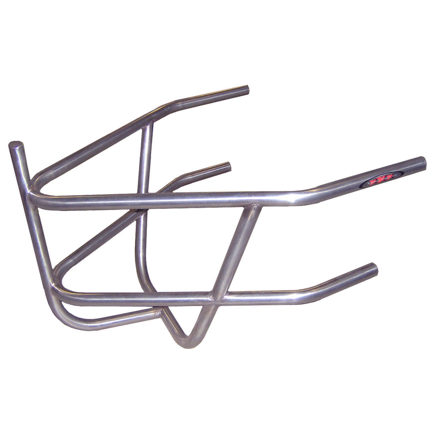 Triple X 600 Mini Sprint Rear Bumper With Basket - Polished Stainless Steel