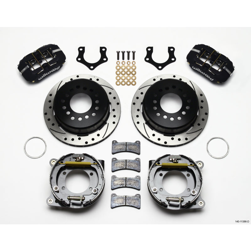 Wilwood Dynapro Low-Profile Rear Parking Brake Kit - Black Anodized Caliper