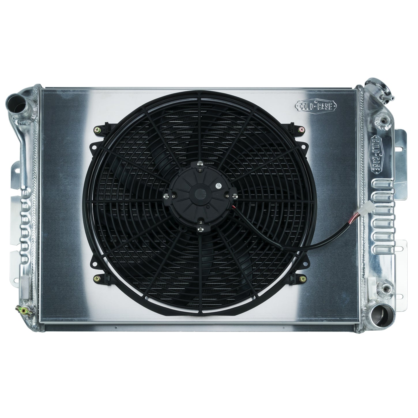 Cold-Case Aluminum Radiator and Fan - 27.5" W x 18.5" H x 3" D
