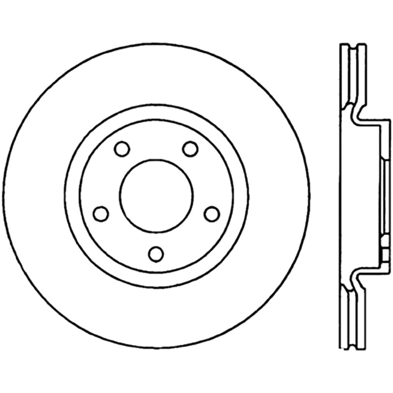 StopTech Sport Cryo Brake Rotor - Front