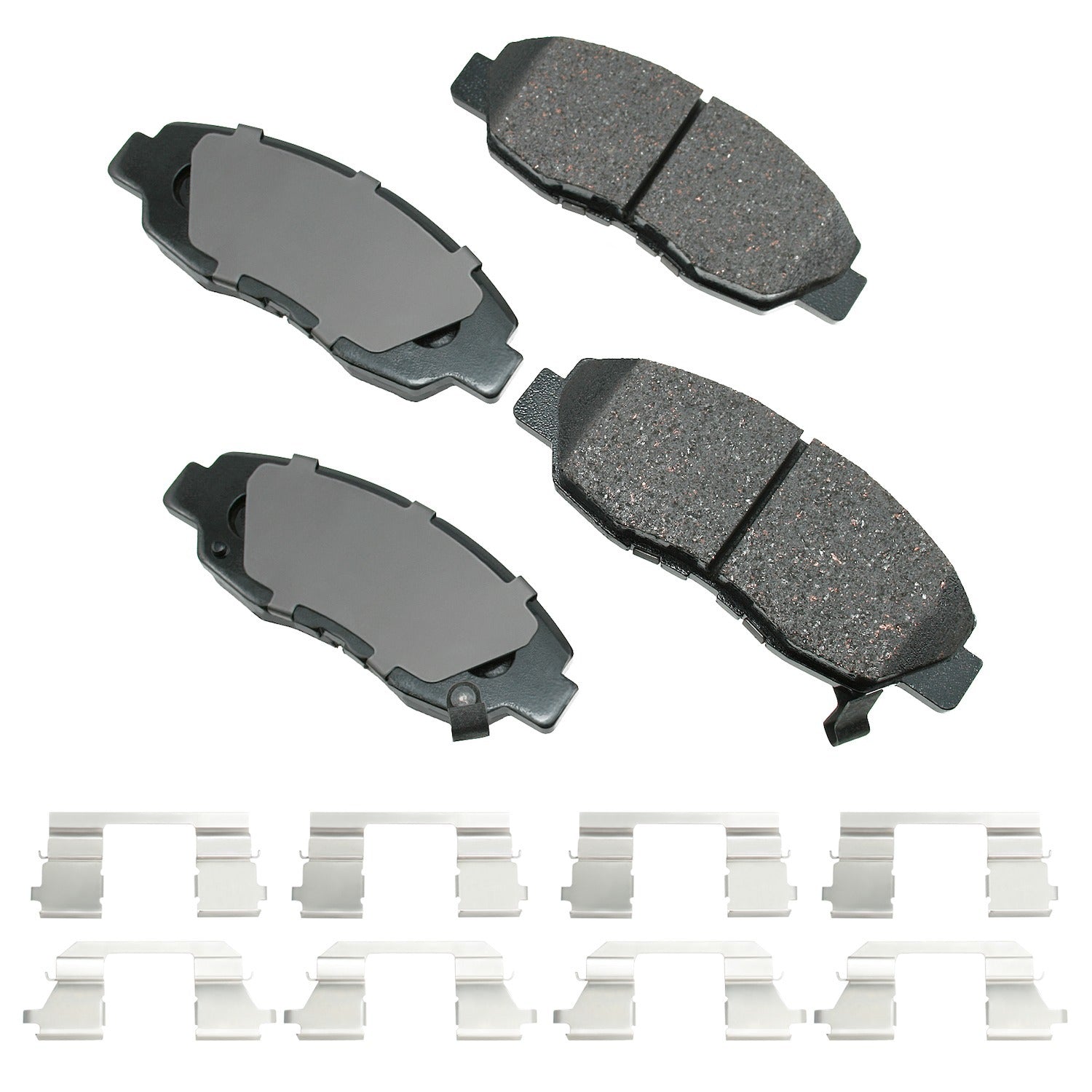 Akebono Brakes ProACT Front Brake Pads - Honda Accord 1998-2002/Civic 2006-11 (Set of 4)