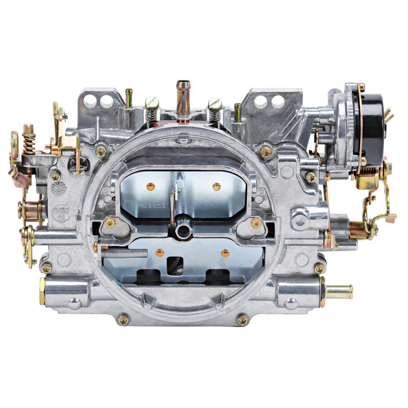 Edelbrock AVS2 650 CFM 4-Barrel Carburetor - Square Bore - Electric Choke - Mechanical Secondary - Single Inlet - Satin