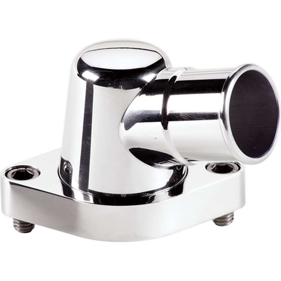 Billet Specialties Polished Thermostat Housing - 15 Degree - BB Chevy/SB Chevy