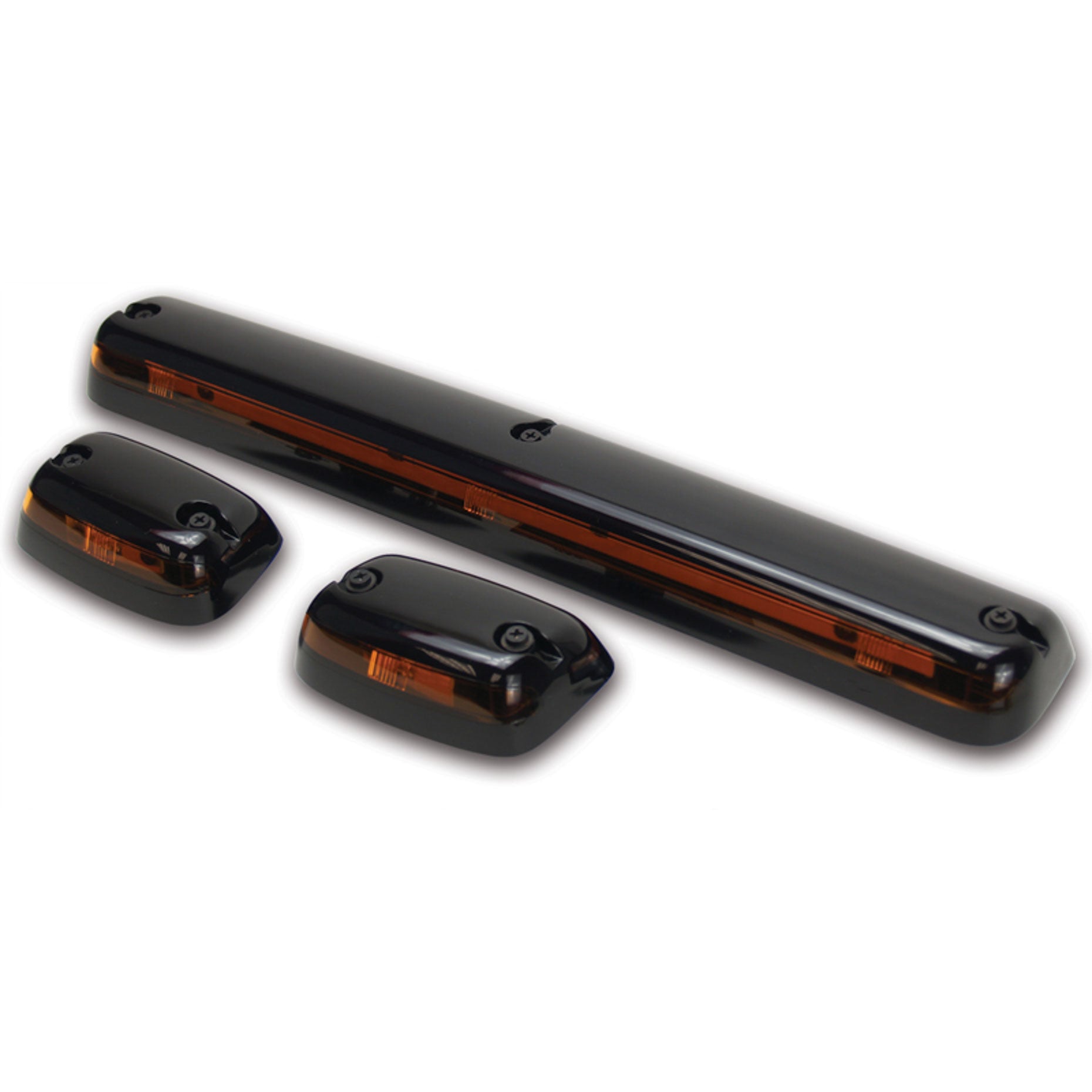 Pacer Performance Hi-5 2007-15 GM Style Clearance Light - 15-1/2 x 2-3/8 x 1-1/16 in - LED - Flat / Curved Mount - Amber Lens