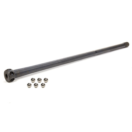 Winters Axle Shaft - 33-1/2" Long - 31 Spline Carrier - 20 Spline Ball Drive Flange - Gun Drilled - Steel -