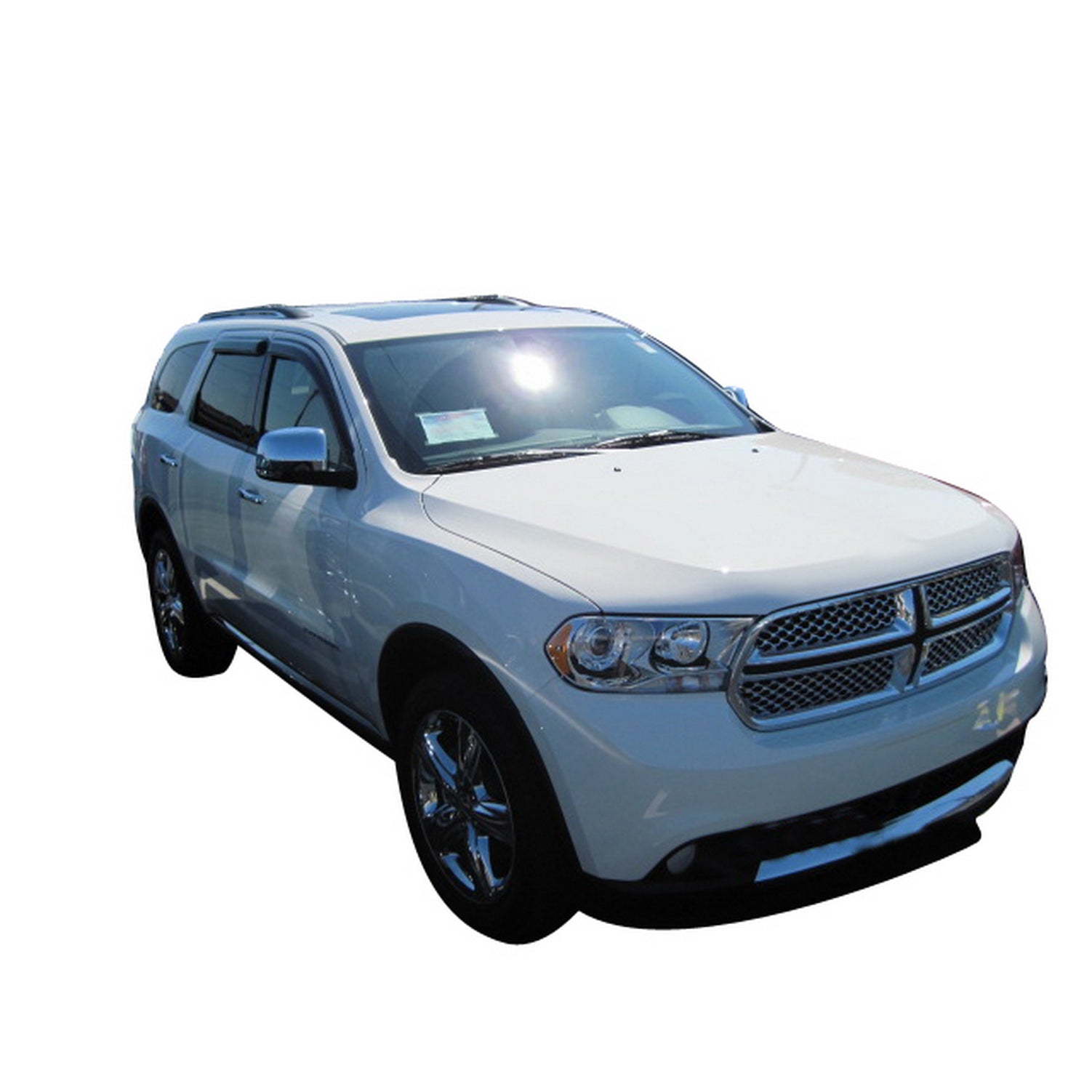 Auto Ventshade Original Ventvisor - Front/Rear - Dark Smoke - Dodge Midsize SUV 2011-20