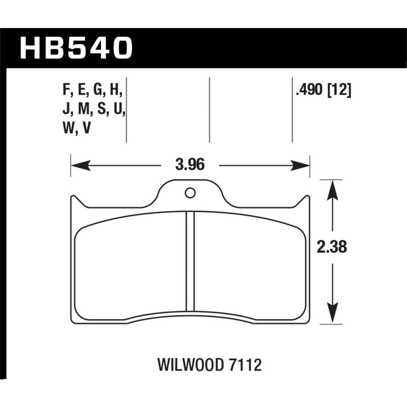 Hawk DTC-60 Compound High Torque Brake Pads - Front/Rear (Set of 4)