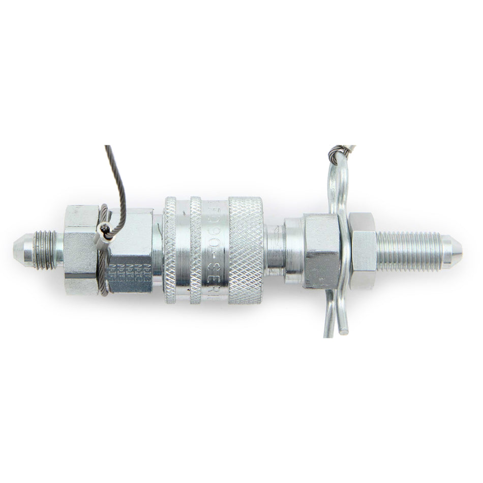 Aeroquip Quick Disconnect Fitting - Both Halves to 3 AN Male - Zinc Plated
