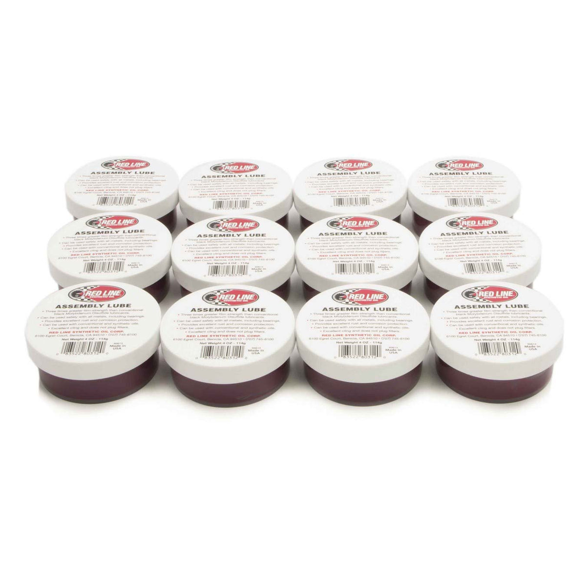 Red Line Synthetic Oil 80312 Assembly Lubricant Pit Stop USA Red Line Synthetic Oil 80312 Assembly Lubricant Pit Stop USA