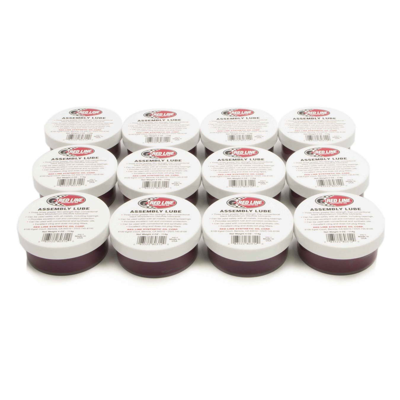 Red Line Assembly Lube - 4 Oz. (Case of 12)