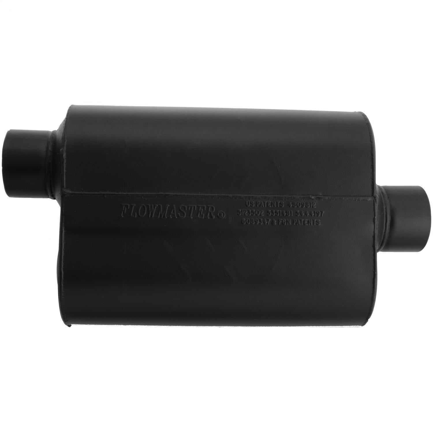 Flowmaster Super 40 Delta Flow Muffler - 3" Offset - Inlet / Center Outlet