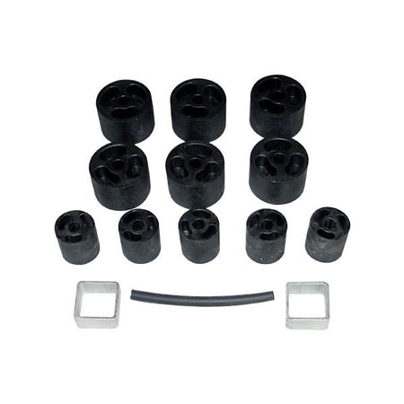 Performance Accessories Body Lift Kit - 2 in Lift - Nylon - Black - Gas - Manual Trans - Jeep Wrangler YJ 1986-95