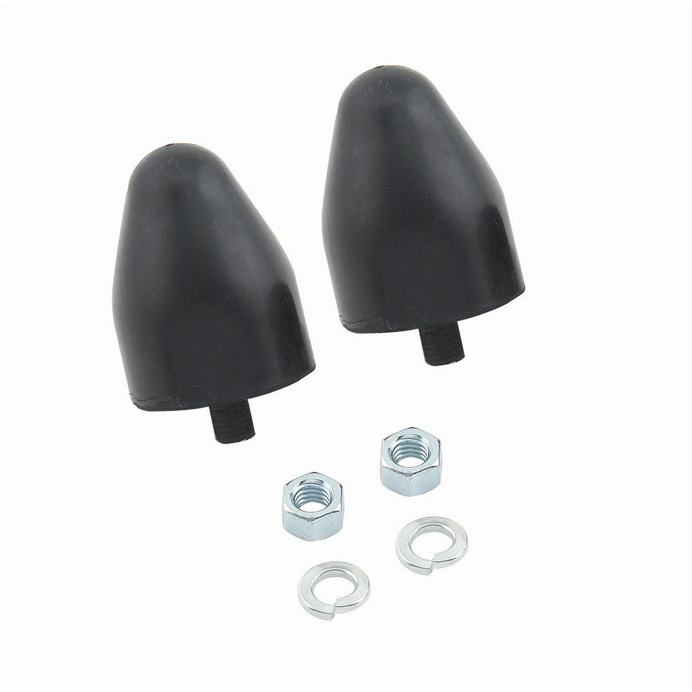 Mr. Gasket Traction Bar Rubber Bumpers H-3 in.