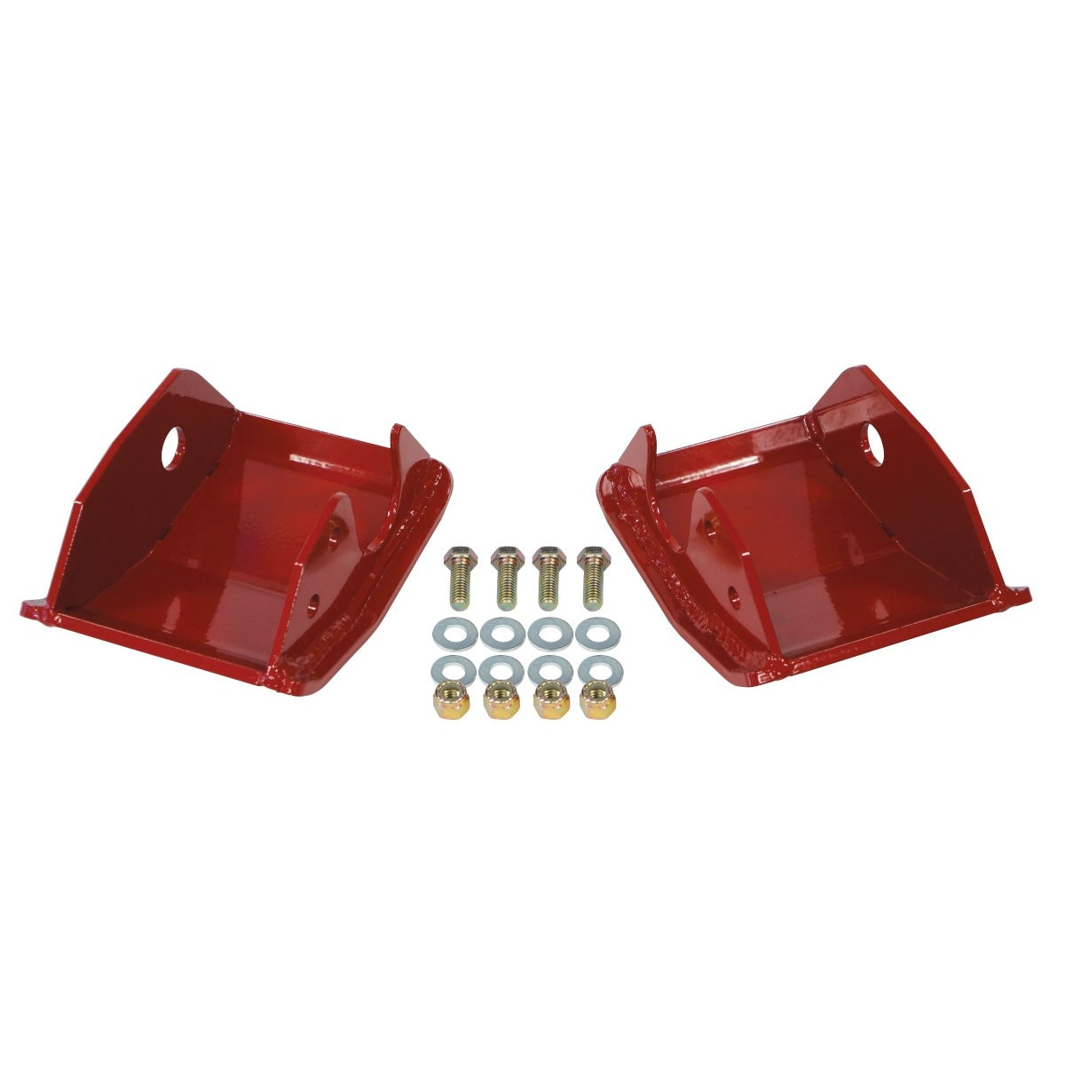 Rancho Rear Shock Skid Plate - Red - Ford Midsize SUV 2021-22