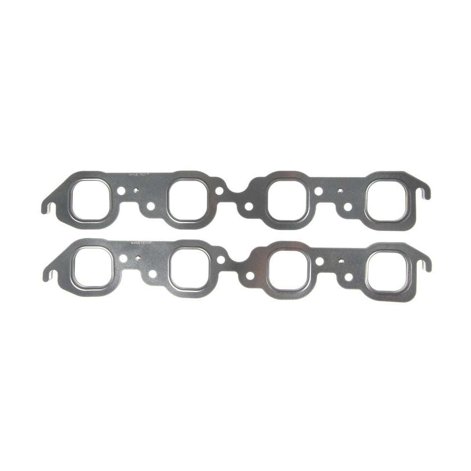 Clevite Header Gasket - 1.850 x 1.900" Square Port - Multi-Layered Steel - BB Chevy (Pair)